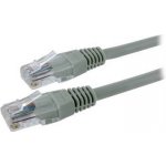 4World 04710 Patch RJ45 Cat5 UTP, 15m, šedý – Zboží Mobilmania