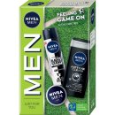 Nivea Men Black & White antiperspirant ve spreji 150 ml + Active Clean sprchový gel na obličej a tělo 250 ml + Creme krém na obličej a tělo 30 ml