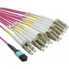 síťový kabel Value 21.99.1100 Optický koncový MPO(M) - 12x LC(M), OM4, 2m