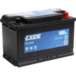 Exide Excell 12V 100Ah 720A EB1000 – Zboží Mobilmania