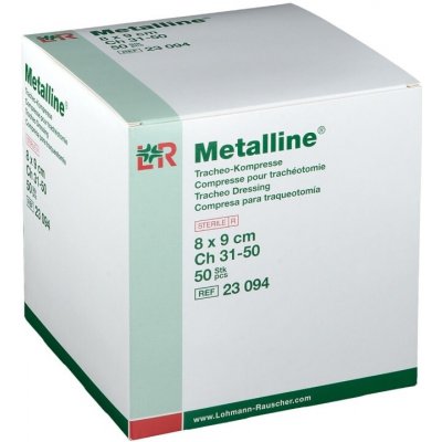 Lohmann & Rauscher L&R Metalline: tracheální kompresy 8x9 cm, 50 ks – Sleviste.cz