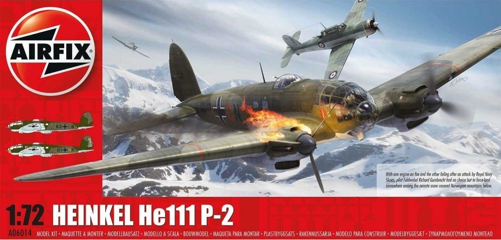 Airfix Classic Kit letadlo A06014 Heinkel HEIII P2 nová forma 30 A06014 1:72