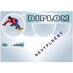 Snowboard diplom A4 č.7