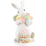 Dekorace králíček s makronkami - 13*15*25 cm - Clayre & Eef – Hledejceny.cz