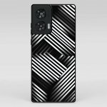 4NewCase GLOSSY Motorola Edge 50 Fusion Monochrome Lines 1014560500068 – Zboží Živě