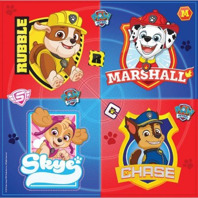 Amscan ubrousky Paw Patrol 16ks 33x33cm – Zboží Mobilmania