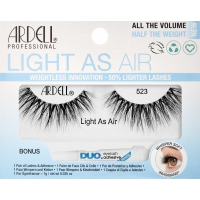 Ardell Light As Air 523 + lepidlo na řasy Duo 1g Black