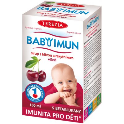 Terezia Baby Imun sirup s hlívou a rakytníkem višně 100 ml – Hledejceny.cz