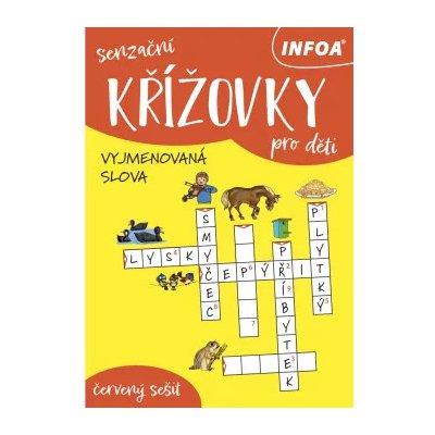 Senzační křížovky pro děti - červený sešit - vyjmenovaná slova