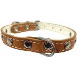 B&F STELLA kožený obojek zdobený nýty – Zboží Mobilmania