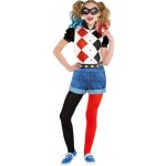 Amscan Čierno červená Harley Quinn – Zbozi.Blesk.cz