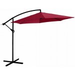 Jumi OP-433786 Slunečník s boční nohou 300 cm bordó – Zboží Dáma