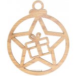 Naše galanterie Dekorace dub dáreček 8cm – Sleviste.cz