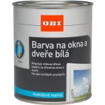 OBI Barva na okna a dveře 0,75 l bílá hedvábně matná – Zboží Mobilmania