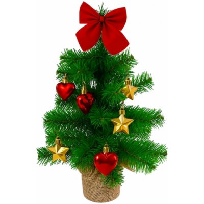 Ruhhy 26466 Umělý vánoční stromeček s ozdobami 45 cm – Hledejceny.cz