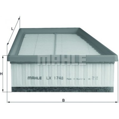 MAHLE Vzduchový filtr LX1748 – Hledejceny.cz