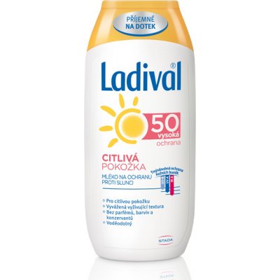 Ladival opalovací mléko pro citlivou pokožku SPF50 200 ml – Zbozi.Blesk.cz