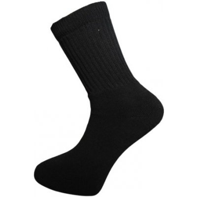 ZP-TREK sportovní trekové ponožky s volným lemem 1pár EXTRA černá