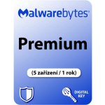 Malwarebytes Premium 5 lic. 1 rok (854248005811) – Hledejceny.cz