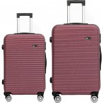 Aga Travel Sada kufrů MR4695 Vínová 63 l 33 l – Zboží Mobilmania
