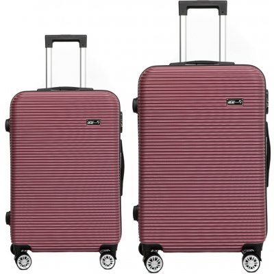 Aga Travel Sada kufrů MR4695 Vínová 63 l 33 l – Zboží Mobilmania