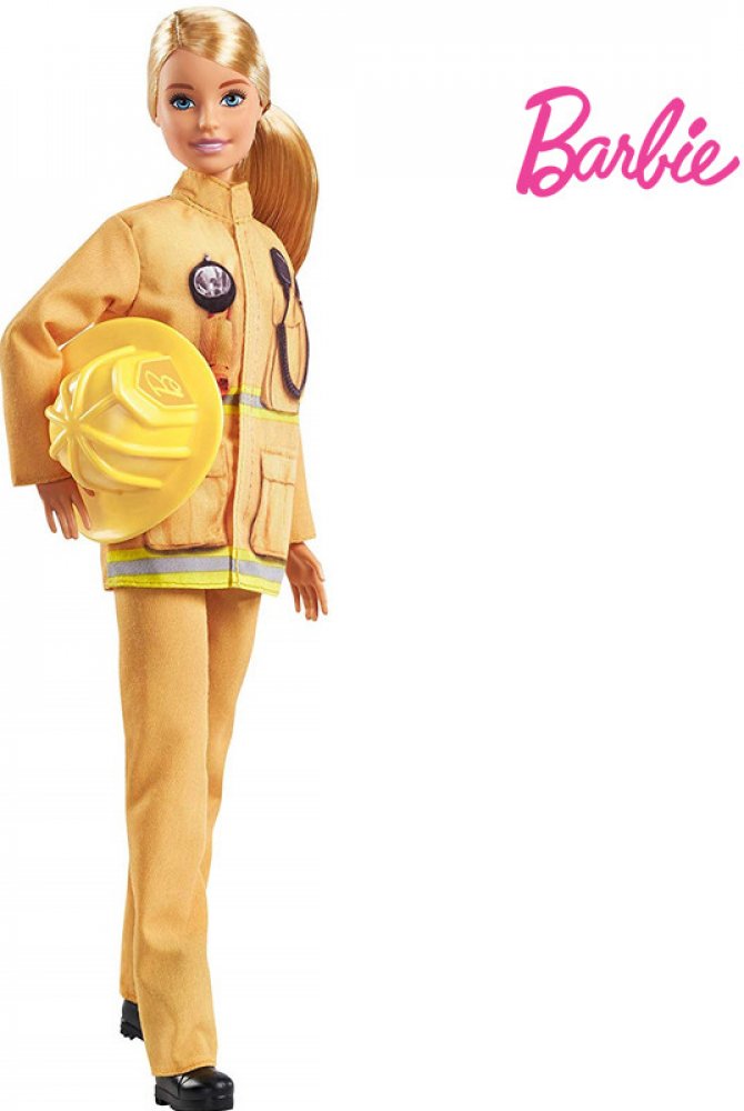 Barbie povolání 60. výročí hasička you can do anything | Srovnanicen.cz
