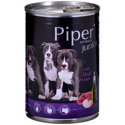Piper Junior Telecí s jablky 400 g