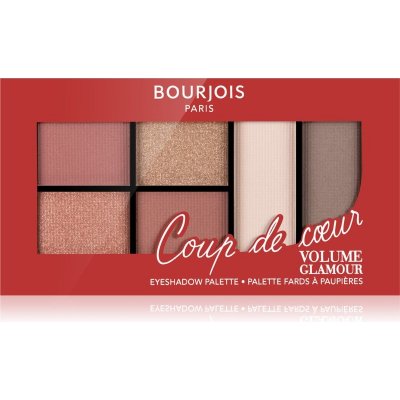 Bourjois Volume Glamour paleta očních stínů 001 Coup De Coeur 8,4 g – Hledejceny.cz