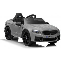 LEAN CARS Dětské elektrické autíčko BMW M5 Stříbrný lak