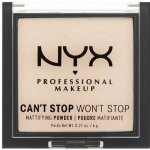 NYX Professional Makeup Can't Stop Won't Stop Mattifying Powder Matující pudr 01 Fair 6 g – Zbozi.Blesk.cz