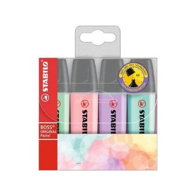 Stabilo Boss Original Pastel 152/7042 4ks – Hledejceny.cz