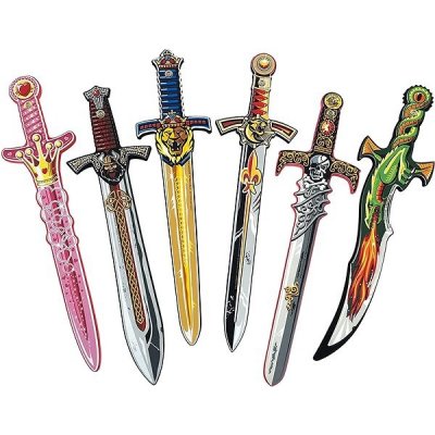 Liontouch Set mečů - Fantasy, Král, Princ, Princezna, Pirát a Viking