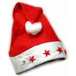 Čepice Santa Klaus blikající s hvězdičkami – Sleviste.cz
