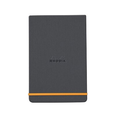 Rhodia Zápisník s pevnými deskami 9x14cm Titanium – Zboží Dáma