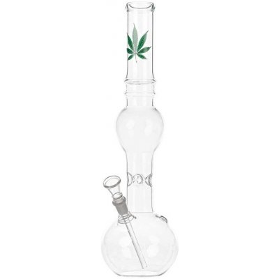 KRCZ Skleněný bong Pauli Leaf 42 cm – Zboží Dáma
