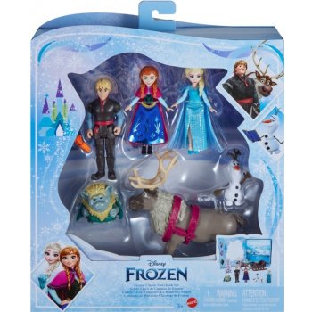 Disney Frozen Pohádkový příběh malé panenky Anna a Elsa s kamarády