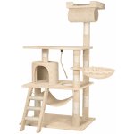 TecTake 402279 Kočičí škrabadlo Stokeley 141 cm – Zboží Dáma