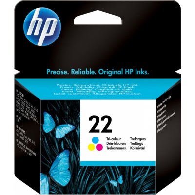 HP 22 originální inkoustová kazeta tříbarevná C9352AE – Zboží Mobilmania