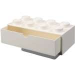 LEGO® stolní box 8 se zásuvkou 31,6 x 15,8 x 11,3 cm bílá – Zbozi.Blesk.cz