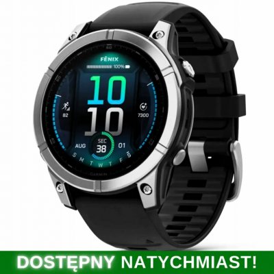 Garmin Fenix E 47mm Stainless Steel Black 010-03025-00 – Zboží Živě