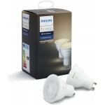 Philips Hue BT LED žárovka GU10 5W bílá 2 ks Chytrá LED žárovka 2ks 2200-6500K – Sleviste.cz