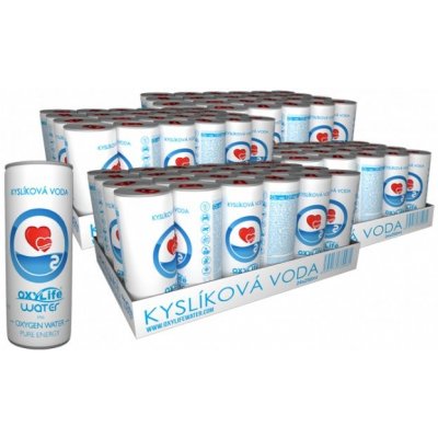 Oxylife Kyslíková voda Water 144 x 250 ml