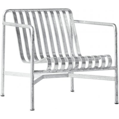 HAY Křeslo Palissade Lounge Chair Low, galvanised – Hledejceny.cz