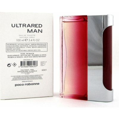 Paco Rabanne Ultrared Man toaletní voda pánská 100 ml tester – Hledejceny.cz