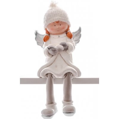 MagicHome Postavička Vánoce Anděl s knihou keramika 22x20x32,50 cm – Hledejceny.cz