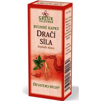 Grešík Bylinné kapky dračí síla 50 ml