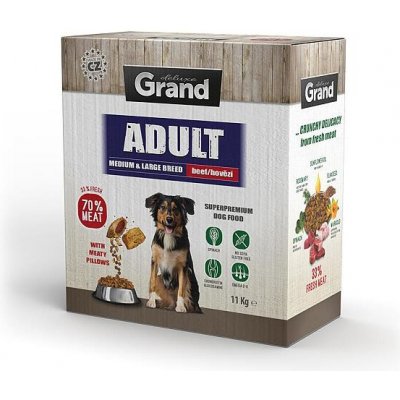 Grand Dry Adult medium&large breed hovězí 11 kg – Zbozi.Blesk.cz