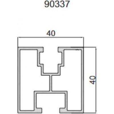 Sapro Hliníkový AL profil FVEA4400 – Zbozi.Blesk.cz