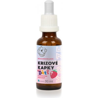 Bachovy esence Krizové kapky pro děti s příchutí jahody 30 ml – Hledejceny.cz