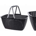 košík nákupní RATAN antracit 40x30x22 – Zboží Mobilmania